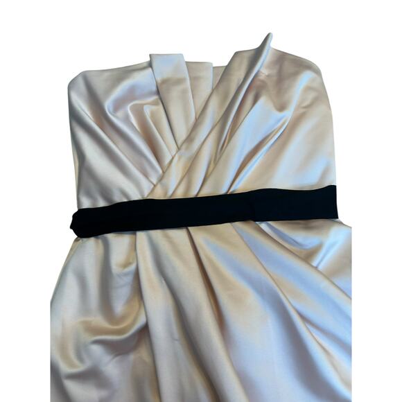 WHITE by Vera Wang Pink Strapless Cocktail Dress - Size 10 - Picture 16 of 16